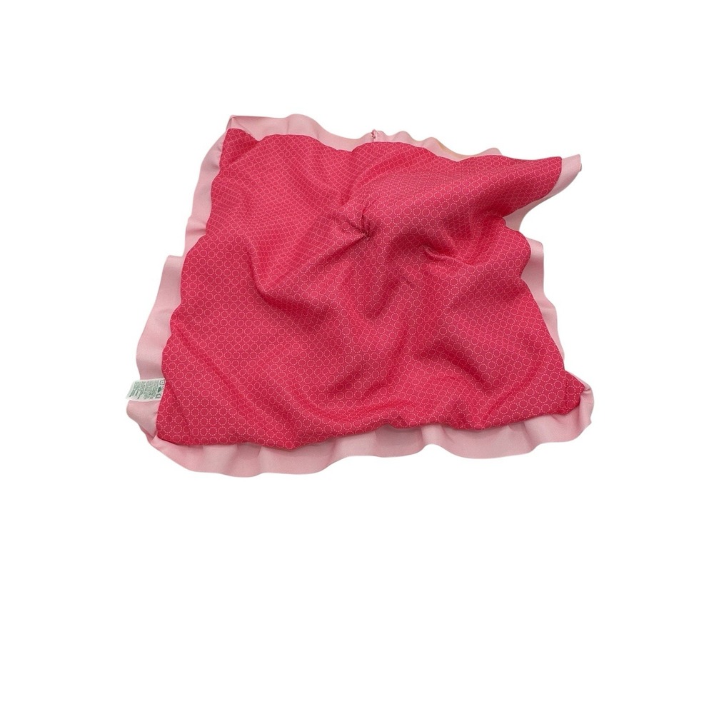 Disney Baby Minnie Mouse Blanket Trim Crinkle Ears Security Lovey Pink White - Picture 4 of 5